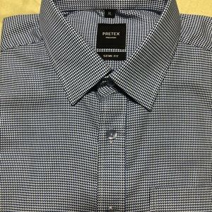 Like new . Pretex premium Sami fit,Full sleeve, cotton XL shirt for man.